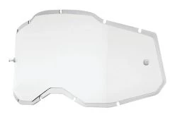 100% Racecraft 2 / Accuri 2 / Strata 2 Replacement Injected Lens 9 100% Racecraft 2 / Accuri 2 / Strata 2 Replacement Injected Lens -Moto Gear Shop 100 rc2 ac2 st2 plus replacement injected lens clear