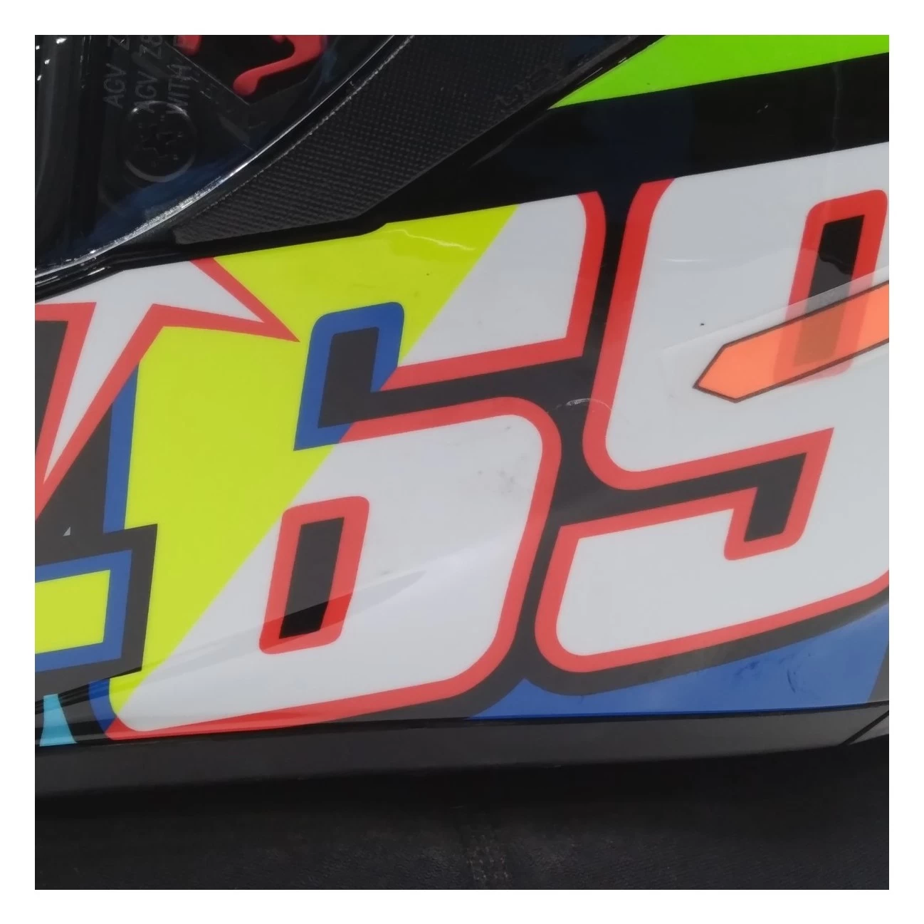 AGV K3 SV Mugello 2017 Helmet Black/Green/Blue / ML [Blemished - Very Good] - Image 6