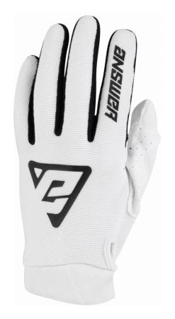 Answer Peak Gloves -Moto Gear Shop answer peak gloves white black
