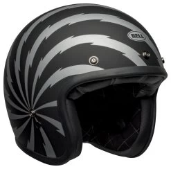 Bell Helmets Bell Custom 500 Vertigo Helmet (SM) 6 Bell Helmets Bell Custom 500 Vertigo Helmet (SM) -Moto Gear Shop bell custom500 vertigo helmet matte black silver 2