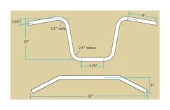 Biltwell Apes 1" Handlebars 19 Biltwell Apes 1" Handlebars -Moto Gear Shop biltwell apes1 tbw handlebars