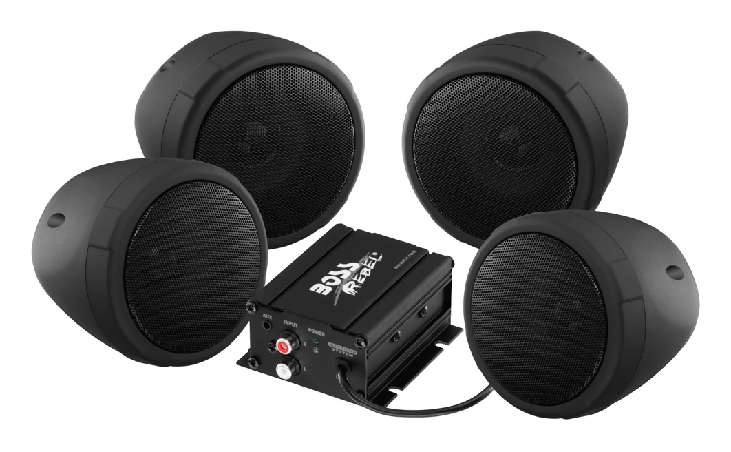 Boss Audio Rebel 1000 Watt 4 Speaker Bluetooth Sound System 1 Boss Audio Rebel 1000 Watt 4 Speaker Bluetooth Sound System