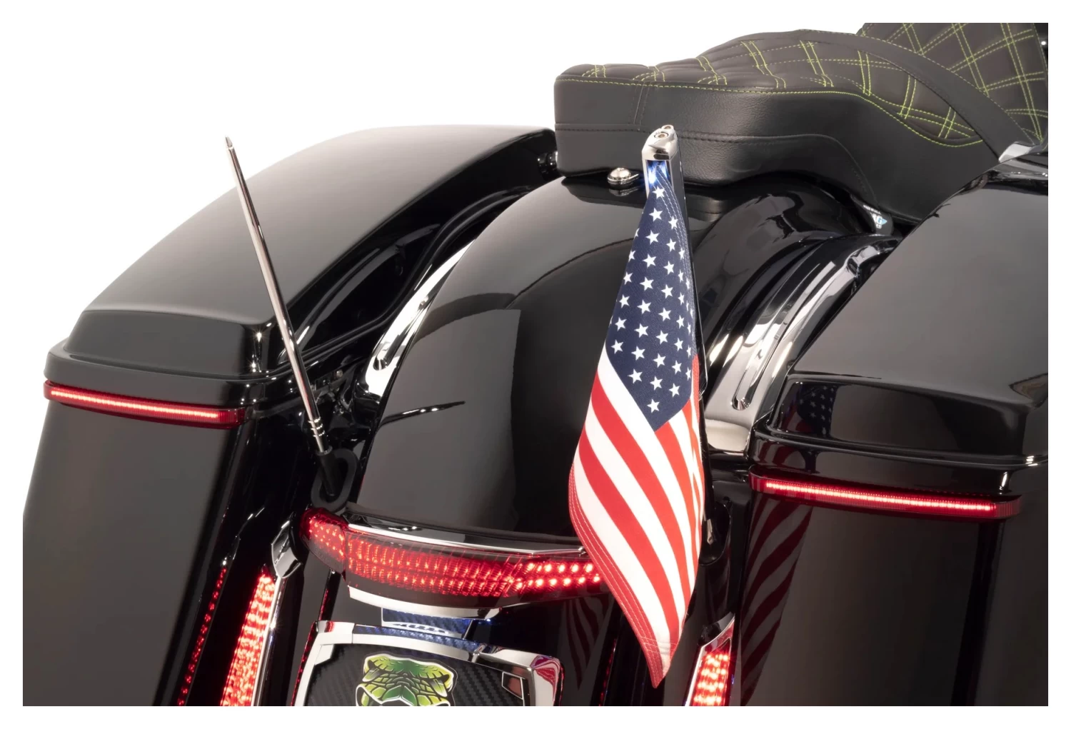 Ciro High Caliber Flexible Antenna For Harley Touring 1989-2023 3 Ciro High Caliber Flexible Antenna For Harley Touring 1989-2023 - Image 3