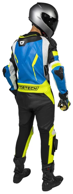 Cortech Sector Pro Air Race Suit -Moto Gear Shop cortech sector pro air race suit blue hiviz 3 scaled