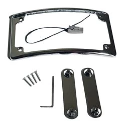 Custom Dynamics Lighted Radius License Plate Frame For Harley CVO Touring 2014-2022