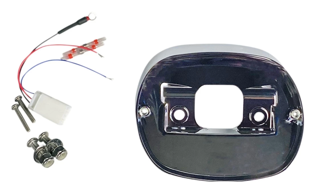 Custom Dynamics Tail Light Baseplate For Harley 1968-1999 1 Custom Dynamics Tail Light Baseplate For Harley 1968-1999