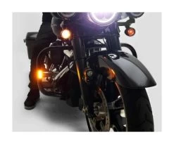 Denali T3 Front Switchback LED Turn Signal Pods 9 Denali T3 Front Switchback LED Turn Signal Pods -Moto Gear Shop denali t3 front switchback led turn signal pods black 3