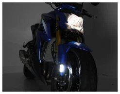 Denali T3 Front Switchback LED Turn Signal Pods 10 Denali T3 Front Switchback LED Turn Signal Pods -Moto Gear Shop denali t3 front switchback led turn signal pods black 4