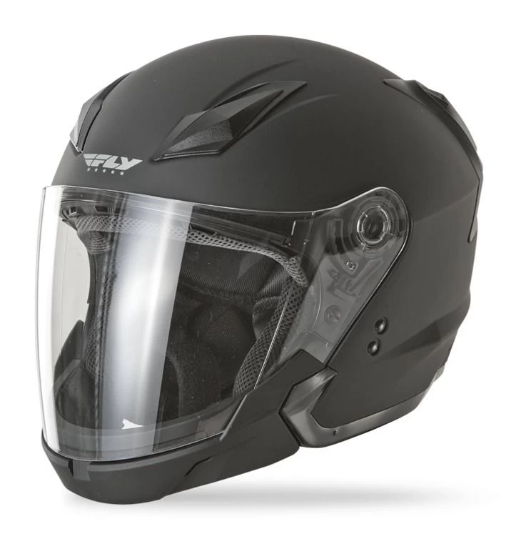 Fly Racing Street Tourist Helmet - Solids 2 Fly Racing Street Tourist Helmet - Solids - Image 2