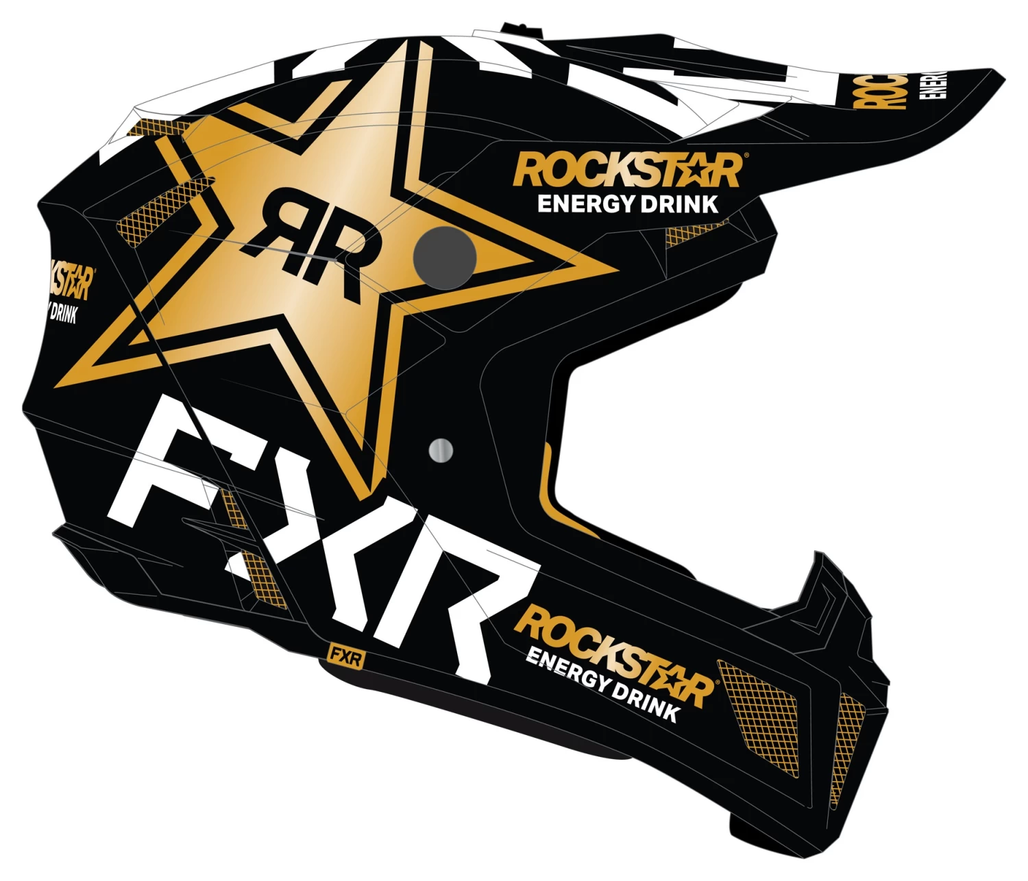 FXR Clutch Rockstar Helmet 2 FXR Clutch Rockstar Helmet - Image 2