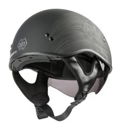 GMax HH65 Ritual Naked Helmet 7 GMax HH65 Ritual Naked Helmet -Moto Gear Shop g max hh65 naked devotion helmet matte black silver 3