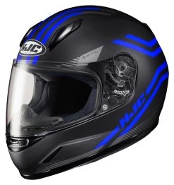 HJC Youth CL-Y Strix Helmet -Moto Gear Shop hjccly strix youth helmet black blue