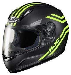 HJC Youth CL-Y Strix Helmet -Moto Gear Shop hjccly strix youth helmet black hi viz