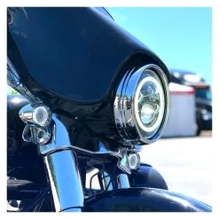 HogWorkz 7" Headlight Trim Ring For Harley Touring 1994-2023 -Moto Gear Shop hog workz7 headlight trim ring for harley touring 4