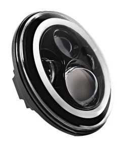 HogWorkz LED 7" Halomaker Headlight And 4 1/2" Passing Lamps Kit For Harley 1994-2023 17 HogWorkz LED 7" Halomaker Headlight And 4 1/2" Passing Lamps Kit For Harley 1994-2023 -Moto Gear Shop hog workz led7 halomaker headlight for harley 1