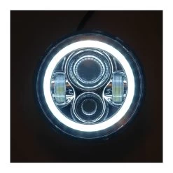 HogWorkz LED 7" Halomaker Headlight And 4 1/2" Passing Lamps Kit For Harley 1994-2023 19 HogWorkz LED 7" Halomaker Headlight And 4 1/2" Passing Lamps Kit For Harley 1994-2023 -Moto Gear Shop hog workz led7 halomaker headlight for harley 3