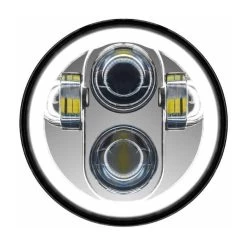 HogWorkz LED 7" Halomaker Headlight And 4 1/2" Passing Lamps Kit For Harley 1994-2023 26 HogWorkz LED 7" Halomaker Headlight And 4 1/2" Passing Lamps Kit For Harley 1994-2023 -Moto Gear Shop hog workz led7 halomaker headlight for harley 4