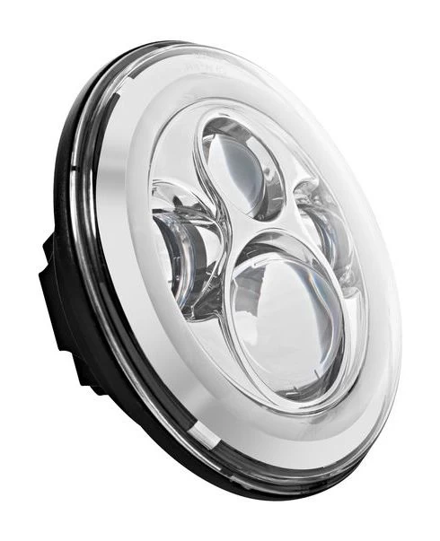HogWorkz LED 7" Halomaker Headlight And 4 1/2" Passing Lamps Kit For Harley 1994-2023 13 HogWorkz LED 7" Halomaker Headlight And 4 1/2" Passing Lamps Kit For Harley 1994-2023 - Image 13