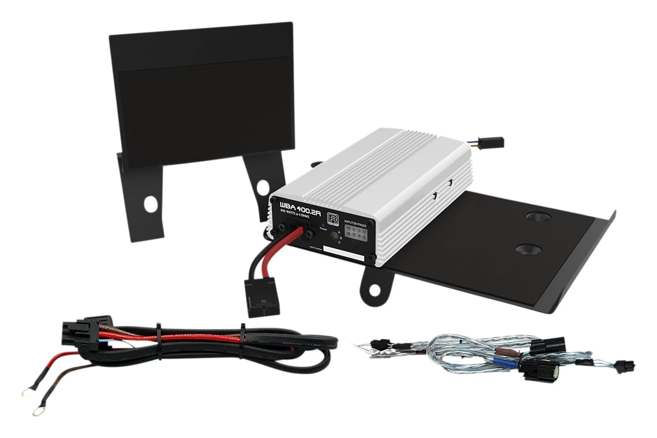 Wild Boar By Hogtunes 400-Watt 2-Channel Amp For Harley Touring 2014-2023 1 Wild Boar By Hogtunes 400-Watt 2-Channel Amp For Harley Touring 2014-2023