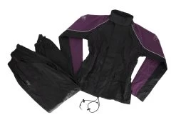 Joe Rocket RS-2 Women's Rain Suit 11 Joe Rocket RS-2 Women's Rain Suit -Moto Gear Shop joe rocket rs2 womens rain suit black purple
