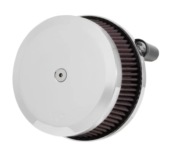 K&N Street Metal High Flow Air Cleaner For Harley Sportster 2004-2013 Chrome [Blemished - Very Good] - Image 2