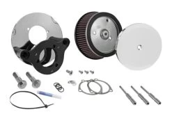 K&N Street Metal High Flow Air Cleaner For Harley Sportster 2004-2013 Chrome [Blemished - Very Good] -Moto Gear Shop kn street metal high flow air cleaner for harley sportster20042013 chrome blemished very good chrome 4