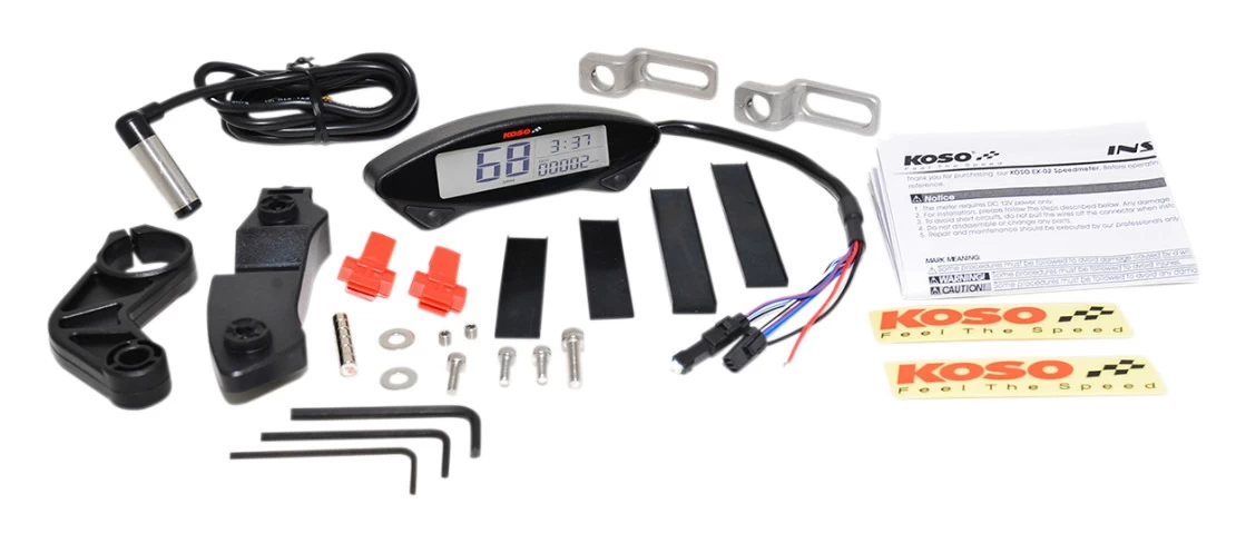 Koso EX-02 Enduro Meter Yamaha YZ250F / YZ450F / WR250F / WR450F 2001-2020 2 Koso EX-02 Enduro Meter Yamaha YZ250F / YZ450F / WR250F / WR450F 2001-2020 - Image 2