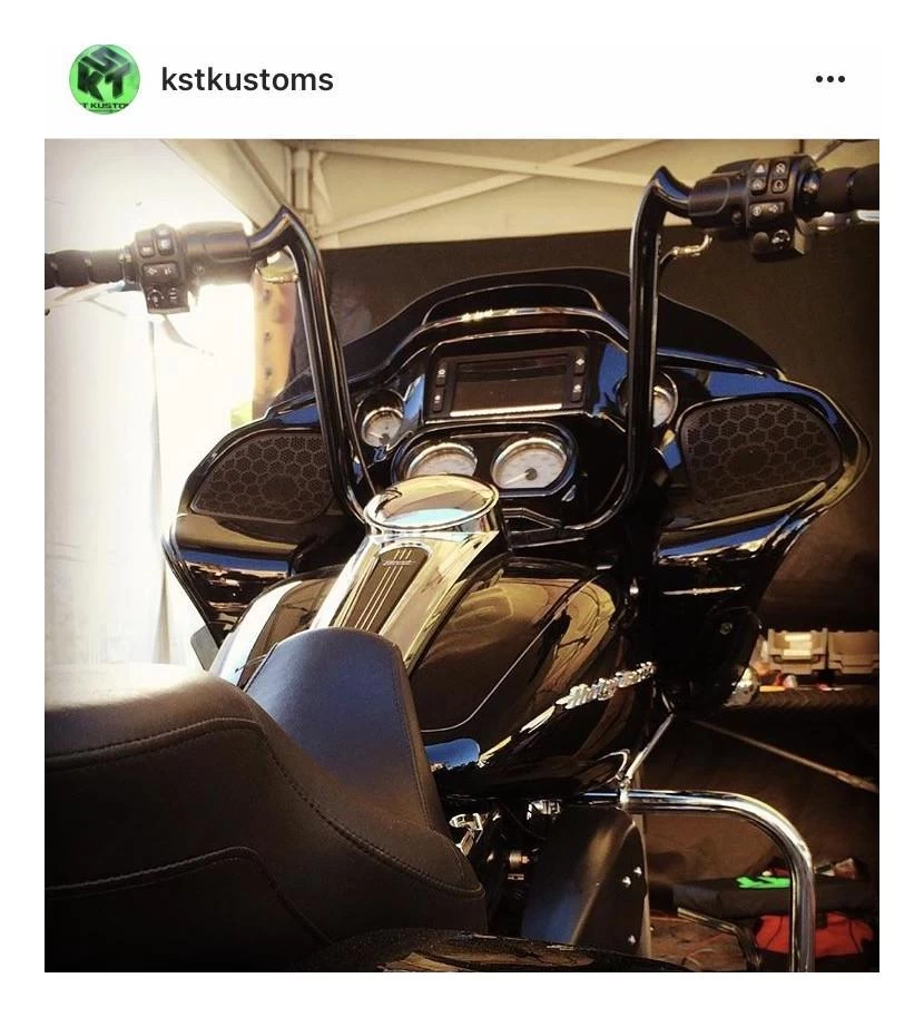 KST Kustoms 1 1/4" Double Trouble Handlebars For Harley With 1 1/4" Clamp 2 KST Kustoms 1 1/4" Double Trouble Handlebars For Harley With 1 1/4" Clamp - Image 2