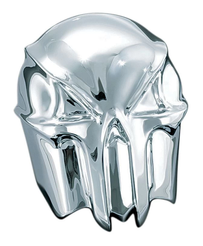 Kuryakyn Skull Horn Cover For Harley 1992-2016 1 Kuryakyn Skull Horn Cover For Harley 1992-2016
