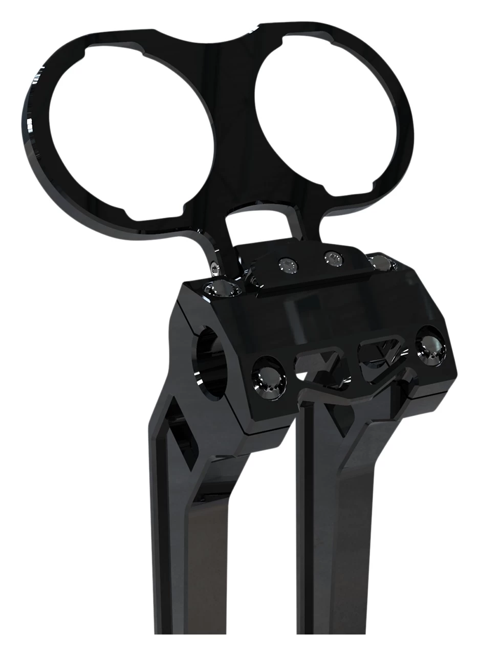 LA Choppers Dual Gauge Mount For Harley Dyna / Sportster 1999-2022 1 LA Choppers Dual Gauge Mount For Harley Dyna / Sportster 1999-2022