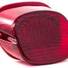 Letric Lighting Co. Deluxe Slantback LED Taillight W/ No Plate Window For Harley 1999-2023