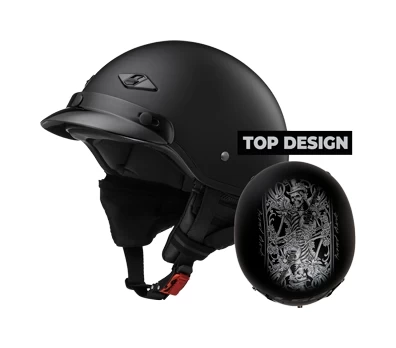 LS2 Bagger Hard Luck Helmet 1 LS2 Bagger Hard Luck Helmet
