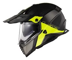 Moto Gear Shop -Moto Gear Shop ls2 blaze elevation helmet matte black hi viz yellow 1