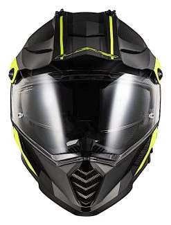 LS2 Blaze Elevation Helmet 9 LS2 Blaze Elevation Helmet -Moto Gear Shop ls2 blaze elevation helmet matte black hi viz yellow 4