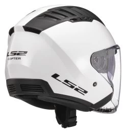 LS2 Copter Helmet - Solid 19 LS2 Copter Helmet - Solid -Moto Gear Shop ls2 copter helmet solid white 4
