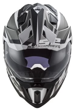 Moto Gear Shop -Moto Gear Shop ls2 explorer alter helmet black white 1