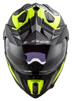 LS2 Explorer Carbon Focus Helmet -Moto Gear Shop ls2 explorer carbon focus helmet titanium yellow 1