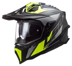 LS2 Explorer Carbon Focus Helmet -Moto Gear Shop ls2 explorer carbon focus helmet titanium yellow