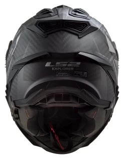 LS2 Explorer Carbon Focus Helmet -Moto Gear Shop ls2 explorer carbon focus helmet titanium yellow 4