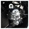 Milwaukee Twins Skull Horn Cover For Harley 1991-2017