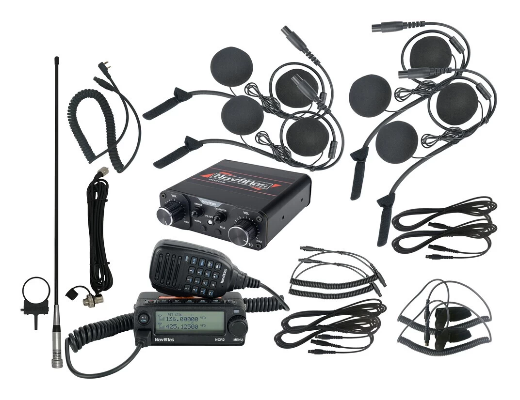 NavAtlas 4 Person In-Helmet Communication Package 1 NavAtlas 4 Person In-Helmet Communication Package