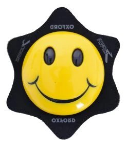 Oxford Smiler Knee Sliders -Moto Gear Shop oxford smiler knee sliders white 2