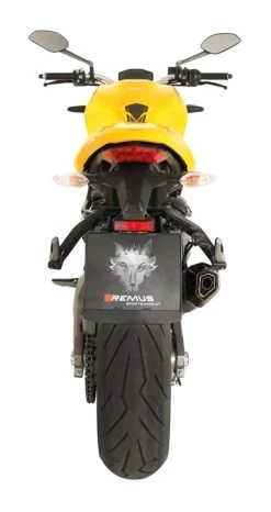 Remus HyperCone Slip-On Exhaust Ducati Monster 821 2018-2020 -Moto Gear Shop remus hypercone slip on ducati monster82118 stainless black 4