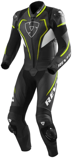 REV'IT! Vertex Pro Race Suit -Moto Gear Shop revit one piece vertex pro bw black fluo yellow scaled
