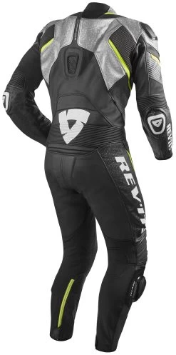 REV'IT! Spitfire Race Suit -Moto Gear Shop revit spitfire race suit silver neon yellow 1