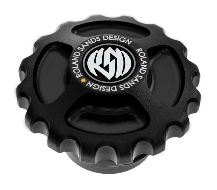Roland Sands Gear Drive Gas Cap For Harley 1996-2018 2 Roland Sands Gear Drive Gas Cap For Harley 1996-2018 - Image 2