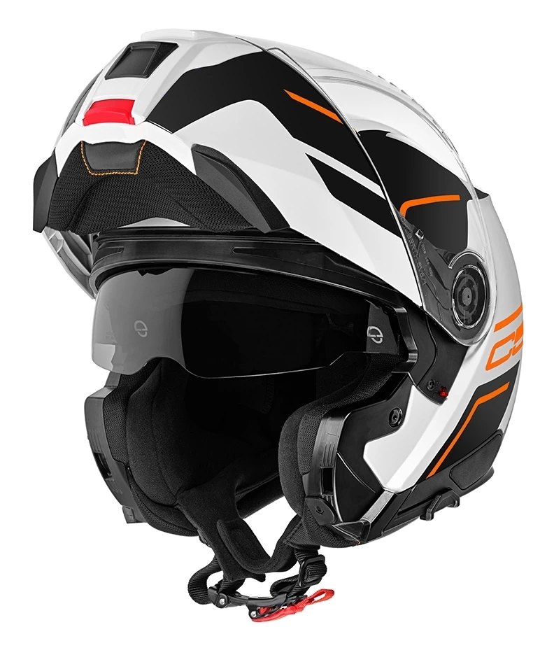 Schuberth C5 Master Helmet Black/White/Orange / LG [Open Box] - Image 2