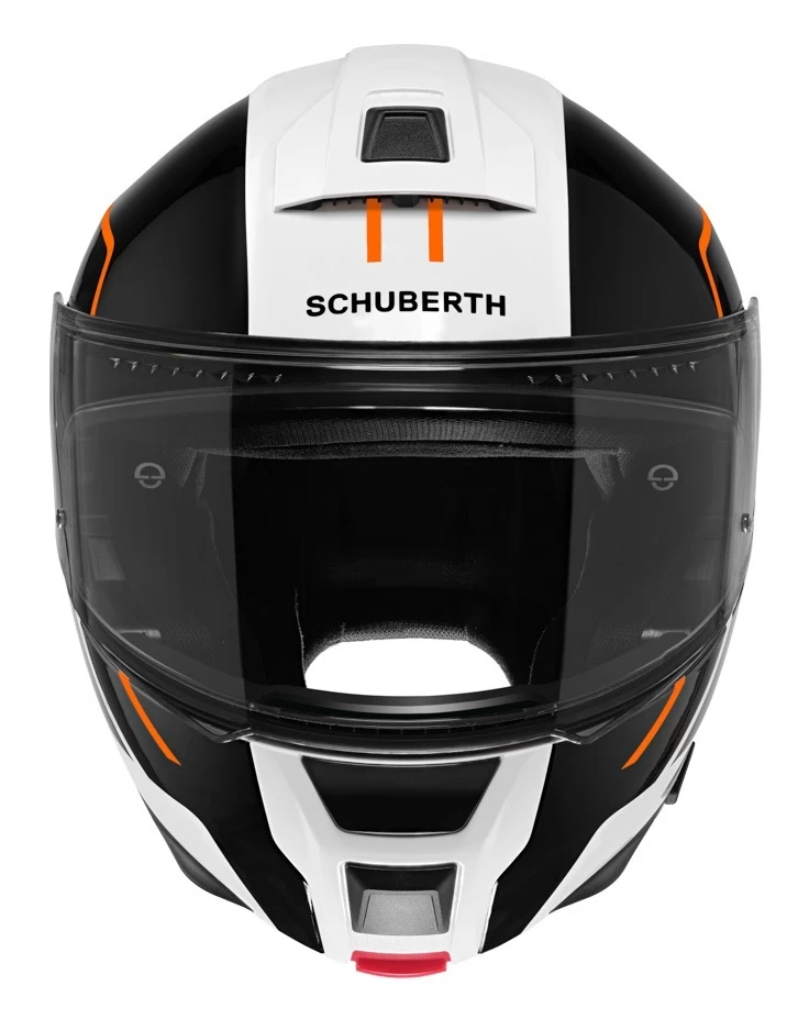 Schuberth C5 Master Helmet Black/White/Orange / LG [Open Box] - Image 3