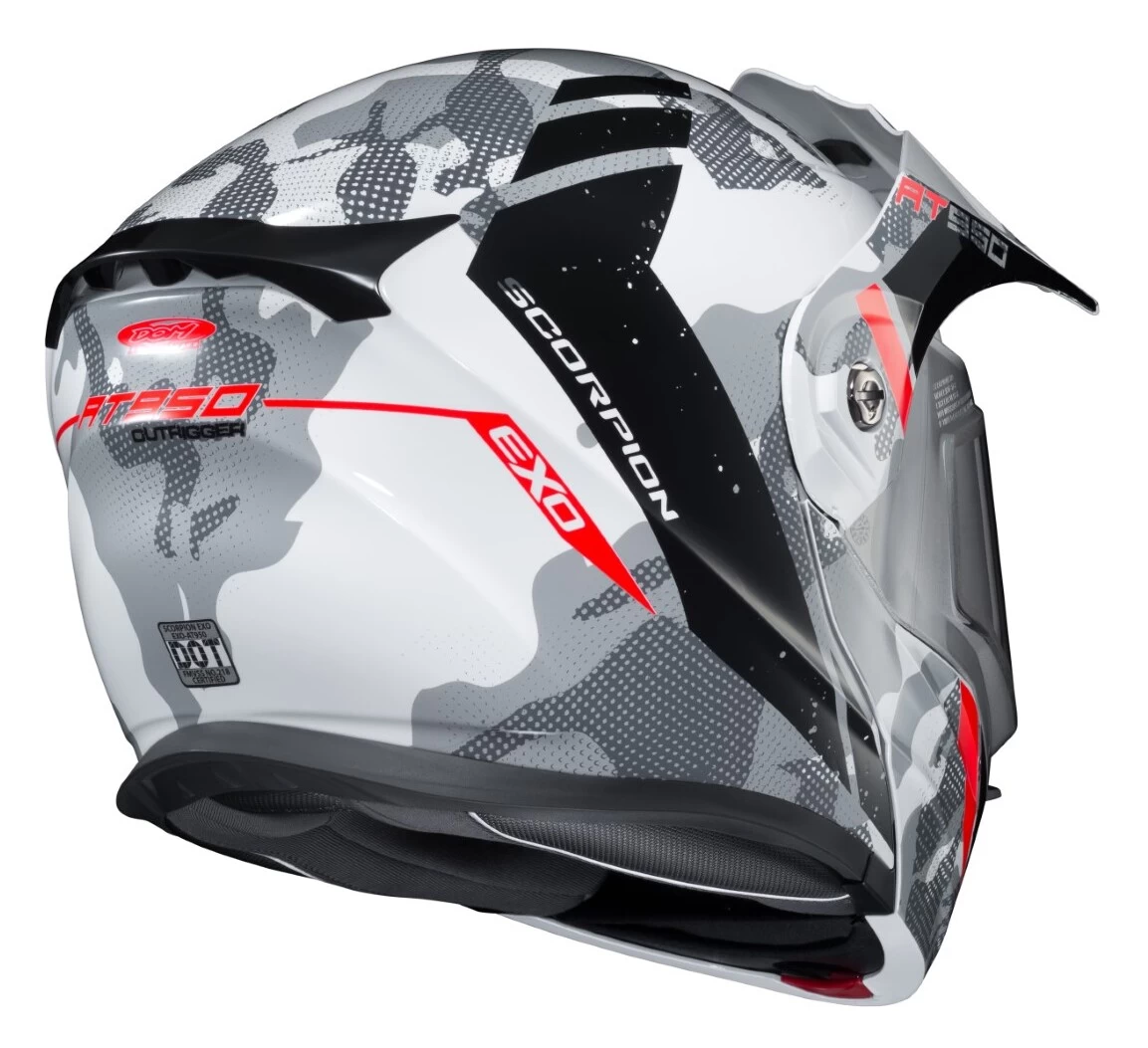 Scorpion EXO-AT950 Outrigger Helmet - Electric Shield 2 Scorpion EXO-AT950 Outrigger Helmet - Electric Shield - Image 2