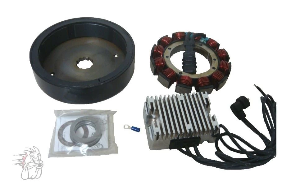 Spyke Heavy Duty 32 Amp Charging System For Harley Big Twin 1970-1999 2 Spyke Heavy Duty 32 Amp Charging System For Harley Big Twin 1970-1999 - Image 2